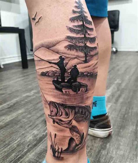 114 Top Fishing Tattoos Ideas for Fishing。